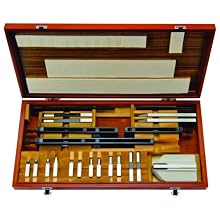 Mitutoyo 516-601, Rectangular Gage Block Accessories Set, Metric, 22 Pieces