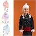 Urban Boundaries Girl's Stripe Helmet & Mitten Set (Ages 2-4)