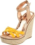 BCBGeneration Women's Frankee Sandal,Lemon Glow/Mojave,10 M US