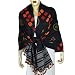 Wool Accessory Tie & Dye Embroidered Shawls 80 x 35 inches