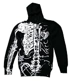 Robo Wishbone Girls Hoodie in Black by Iron Fist Clothing
