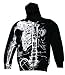 Robo Wishbone Girls Hoodie in Black by Iron Fist Clothing