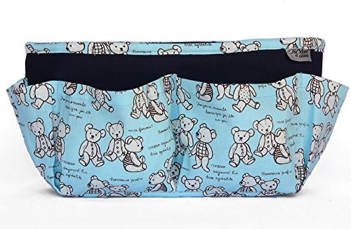Joceline Diaper Bag Insert Organizer (Blue Teddy Bear)