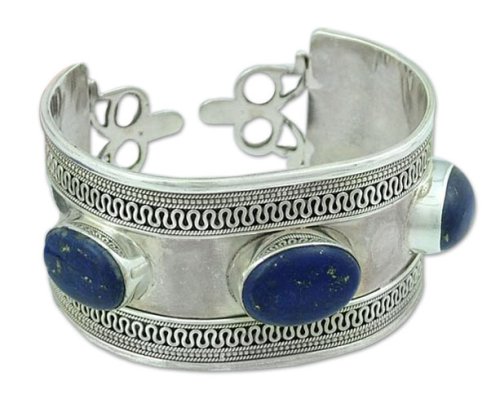 Lapis lazuli bracelet 'Enigma'