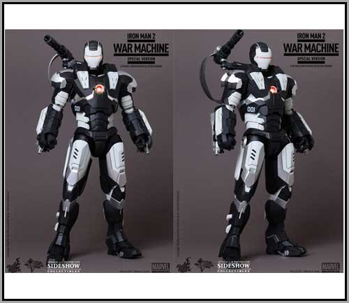 Hot Toys Iron Man 2 War Machine Special Edition Same As Milk Ver 12 Figure