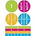 Ashley Productions Beginning Fractions Math Die-Cut Magnet