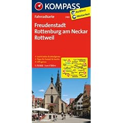 Freudenstadt - Rottenburg am Neckar - Rottweil 1 : 70 000: Fahrradkarte. GPS-genau