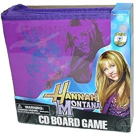 Cardinal Industries Hannah Montana CD Board Game in Guitar Shape Portfolio by Cardinal Industries
