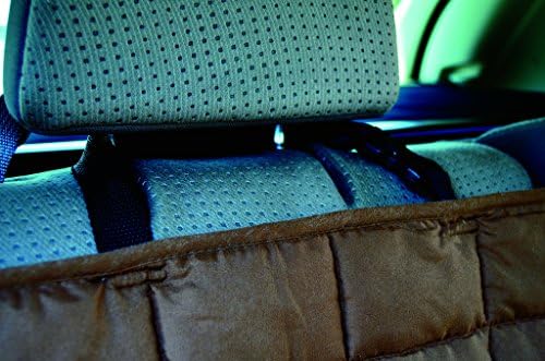 Trendy Pet Waterproof Hammok Style Dog Car Seat Protector | Machine Washable | 58" x 56" - Beige