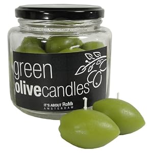 Jar of Olives Candles in Jar set of 14