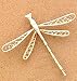 Jewelry : Dragon Fly Brooch In 14kt Gold