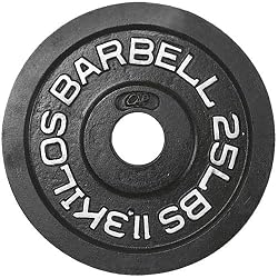 CAP Barbell 25 lb Black Olympic Weight Plate