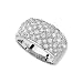 14K White Gold 1 ct. Pave Set Diamond Ring