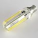 Honcaly 110v 8w E12 Dimmable LED Light Chandelier Dimmable Bulb Halogen Replacement Warm White 3000k Crystal Ceiling Lamp Light