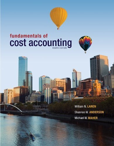 Loose Leaf Fundamentals of Cost Accounting with Connect Access Card by William Lanen (2012-11-13)