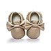 Kuner Baby Boys Girls Tassel Bow Soft Soled Crib Shoes PU Moccasins First Walkers
