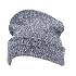 Mens Plain Thermal Knitted Slouch Beanie Hat