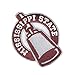 Mississippi State Bulldogs NCAA Bell Iron On Embroidered Patch