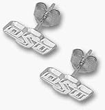 Oklahoma State Cowboys OSU Post Earrings - Sterling Silver Jewelry