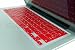 Kuzy® - RED Keyboard Silicone Cover Skin for Macbook / Macbook Pro 13