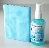 DataWrite LCD TFT Cleaning Kit for Monitor, TV, Camera, Sunglasses 100ml Fluid Plus Lint Free Cleaning Cloth