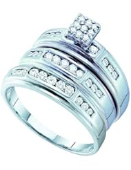 0.56CTW DIAMOND FASHION TRIO SET