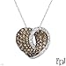 FPJ Stunning Heart Necklace With 1.55ctw Genuine