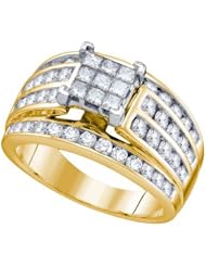 1.50CTW DIAMOND INVISIBLE RING