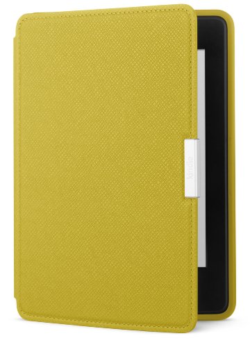 Étui en cuir Amazon pour Kindle Paperwhite - Jaune miel (est compatible avec Kindle Paperwhite uniquement)