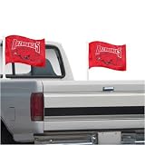 Arkansas Razorbacks Cardinal 2-Pack Team Logo Truck Flags