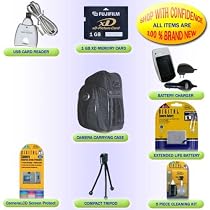 ACCESORY KIT + 1GB XD FOR OLYMPUS STYLUS 710 720 1000
