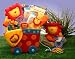 Silly Circus Baby Wagon Gift Set Image