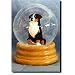 Greater Swiss Mountain Dog Musical Snow Globe