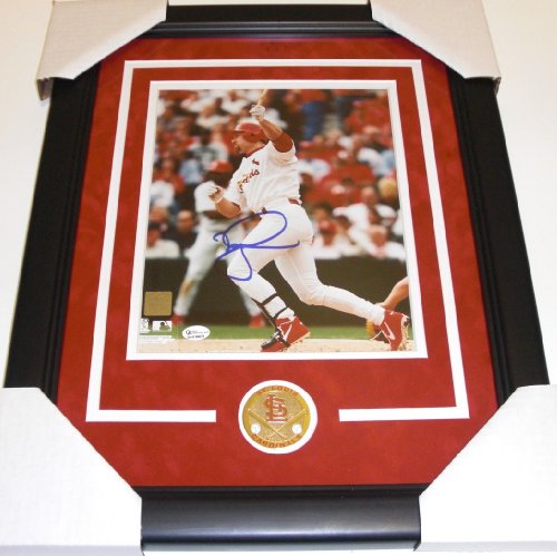 Mark McGwire Autographed St. Louis Cardinals 8x10 Photo - Custom Framed