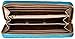 Anne Klein Dressed To Quilt Small Zip Around Wallet, Lagoon/Lagoon, One Size