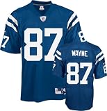 Reggie Wayne Blue Reebok NFL Premier Indianapolis Colts Jersey - Medium