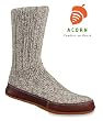 Acorn Grey Ragg Wool Slipper
