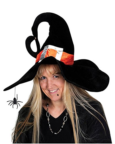 Deluxe Plush Witch Hat Party Accessory (1 count) (1/Pkg)