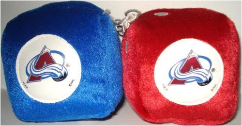Buy COLORADO AVALANCHE FUZZY DICE by SPORTS ROADHOUSE