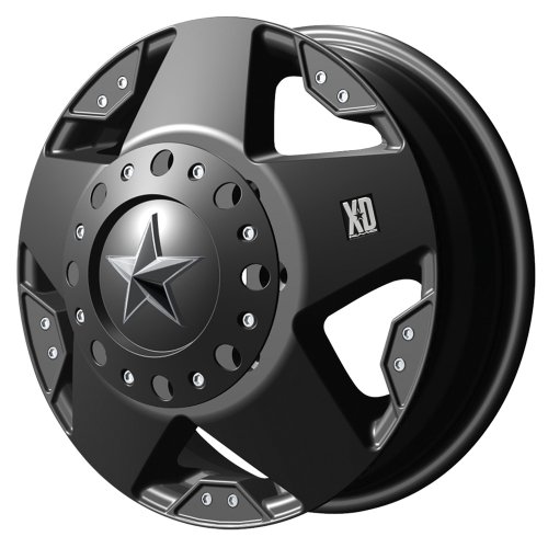 17x9 KMC XD Rockstar (Matte Black) Wheels/Rims 5x127/135 (XD77579043312N)