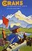 CRANS GOLF CLUB SWITZERLAND VINTAGE POSTER REPRO