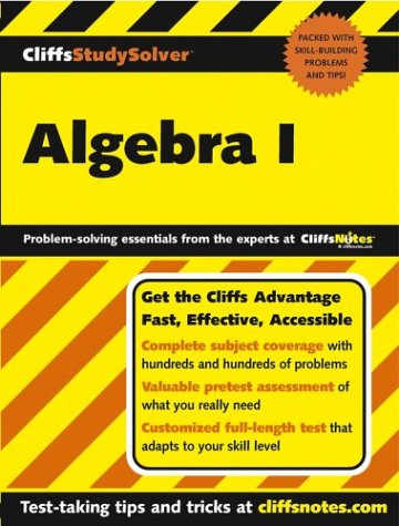 Algebra I (Cliffs Study Solver)