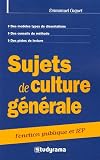 Revue Jeunes Editions  / Sujets de culture générale : Concours catégories A et B IEP