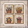 Tile Trivet ~ Country Baskets ~ 6 inch x 6 inch ~ code 616