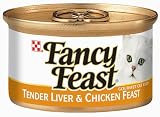 Fancy Feast Gourmet Cat Food, Tender Liver & Chicken Feast, 3 oz (Pack of 24)