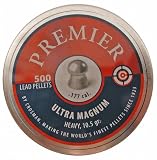 Crosman Premier Ultra Magnum .177 Cal, 10.5 Grains, Round Nose, 500ct