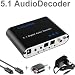 Ligawo � Audio Wandler Decoder SPDIF/ Toslink/ Coax/ Klinke zu 5.1 Surround oder 2.1 Stereo + Toslink Kabel + 3x Klinke Adapter + DTS AC-3 Dolby +Netzteil
