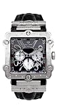 NEW! Aqua Master Men's Two-Tone Square 20-Diamond Watch