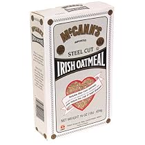 McCANN'S Steel Cut Irish Oatmeal, 16-Ounce Boxes (Pack of 6)