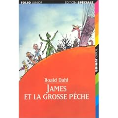 James et la Grosse P�che (1 livre + coffret de 2 cassettes)